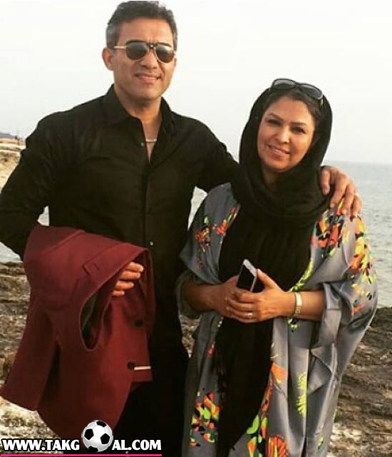 عکس عابدزاده  و همسرش