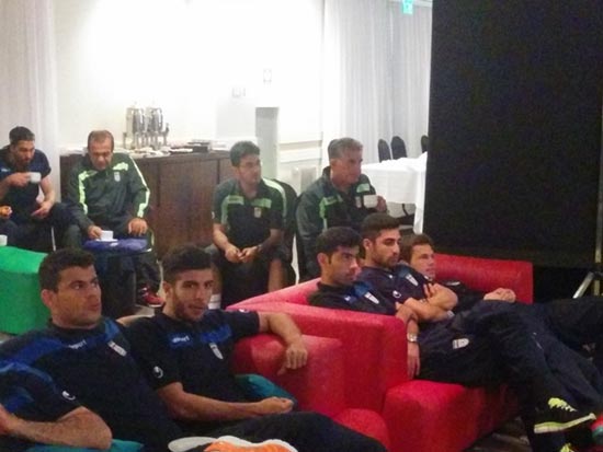 تیم ملی در هتل برزیل